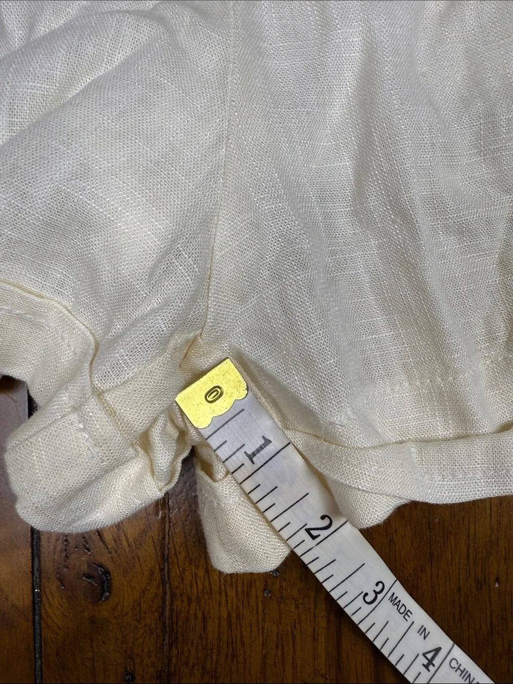 Forever 21 Cream High-Waist Elastic-Waist Women's Shorts Normcore Cottagecore